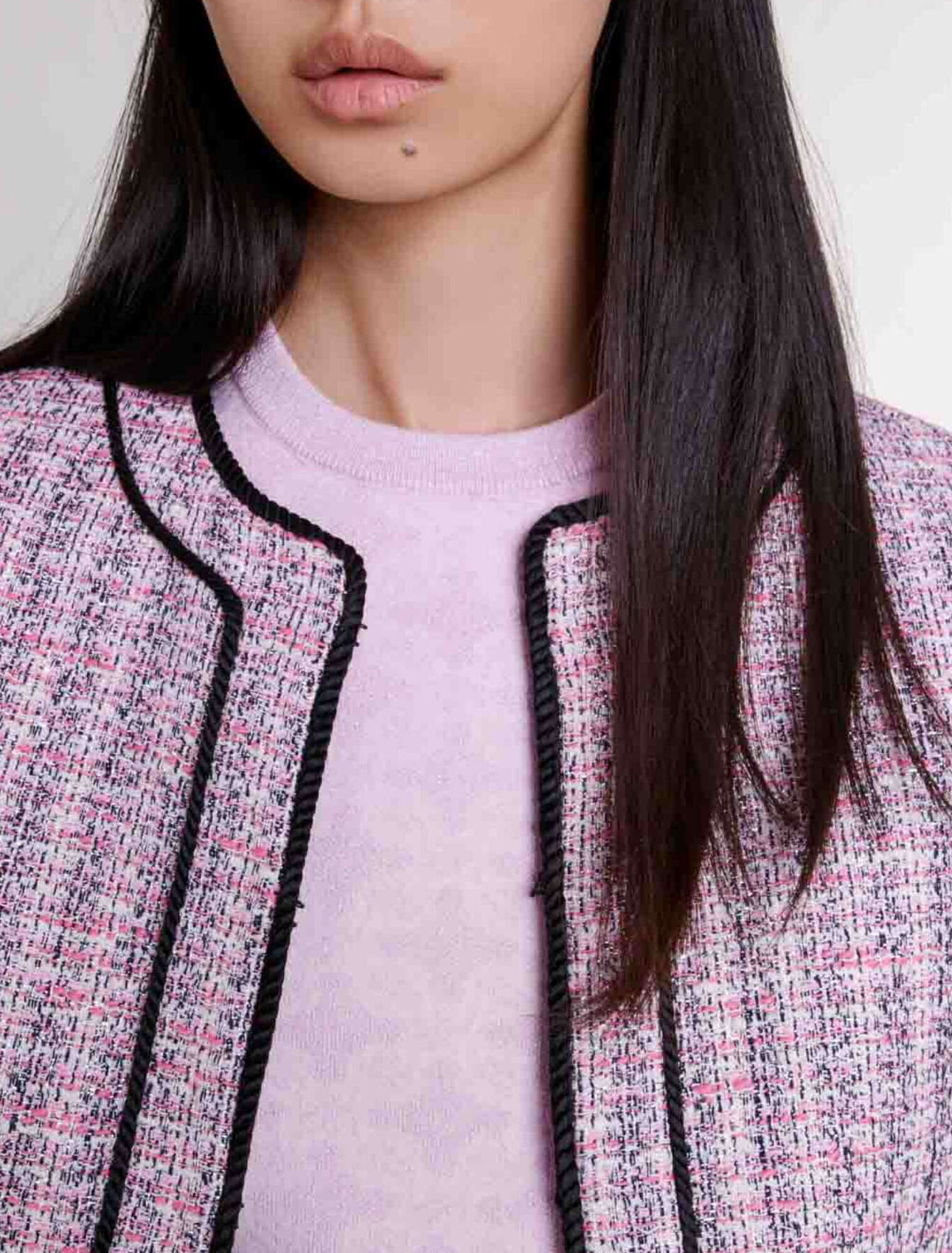 Kurze Tweed-Jacke