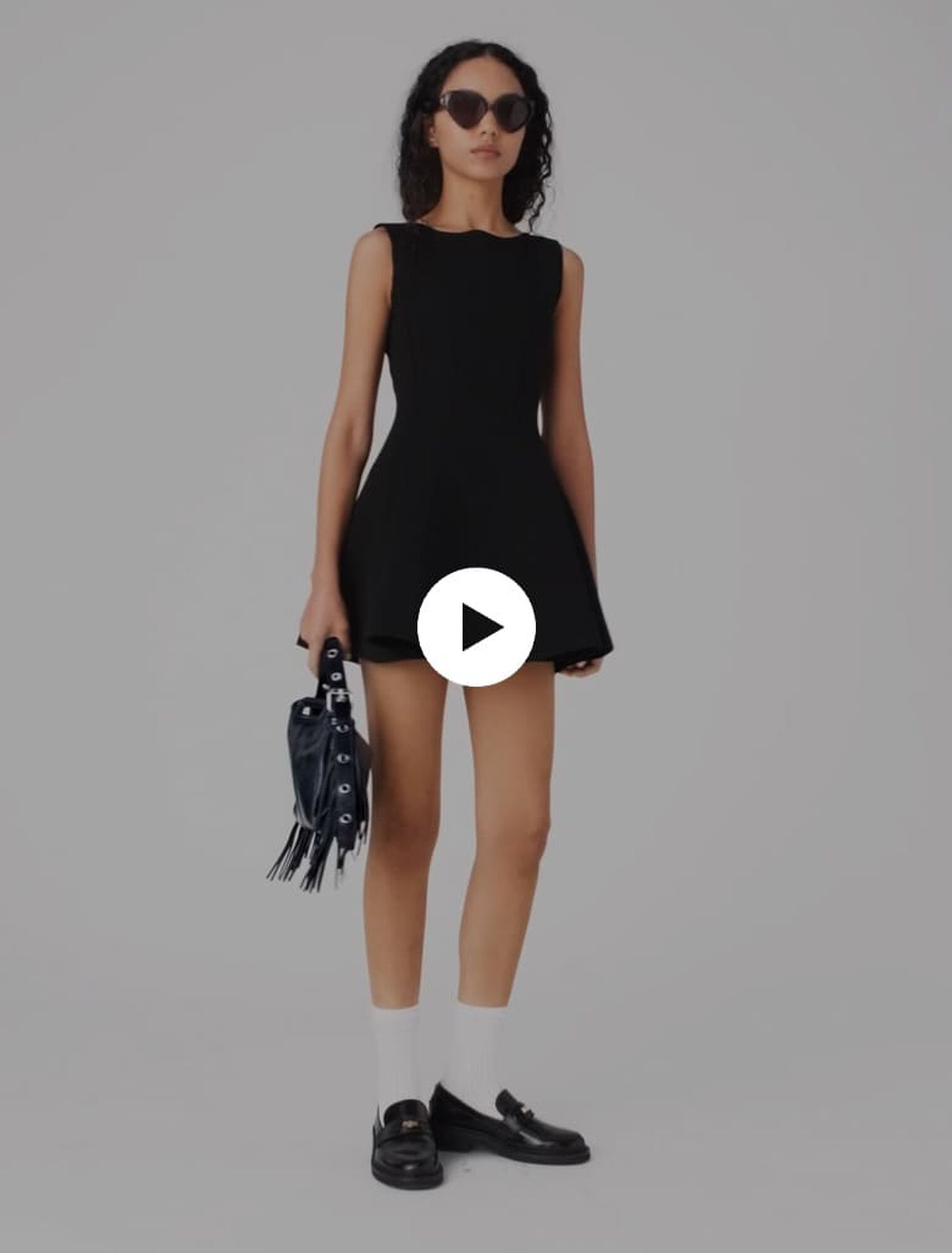 Skaterkleid mit Schmuckknoten