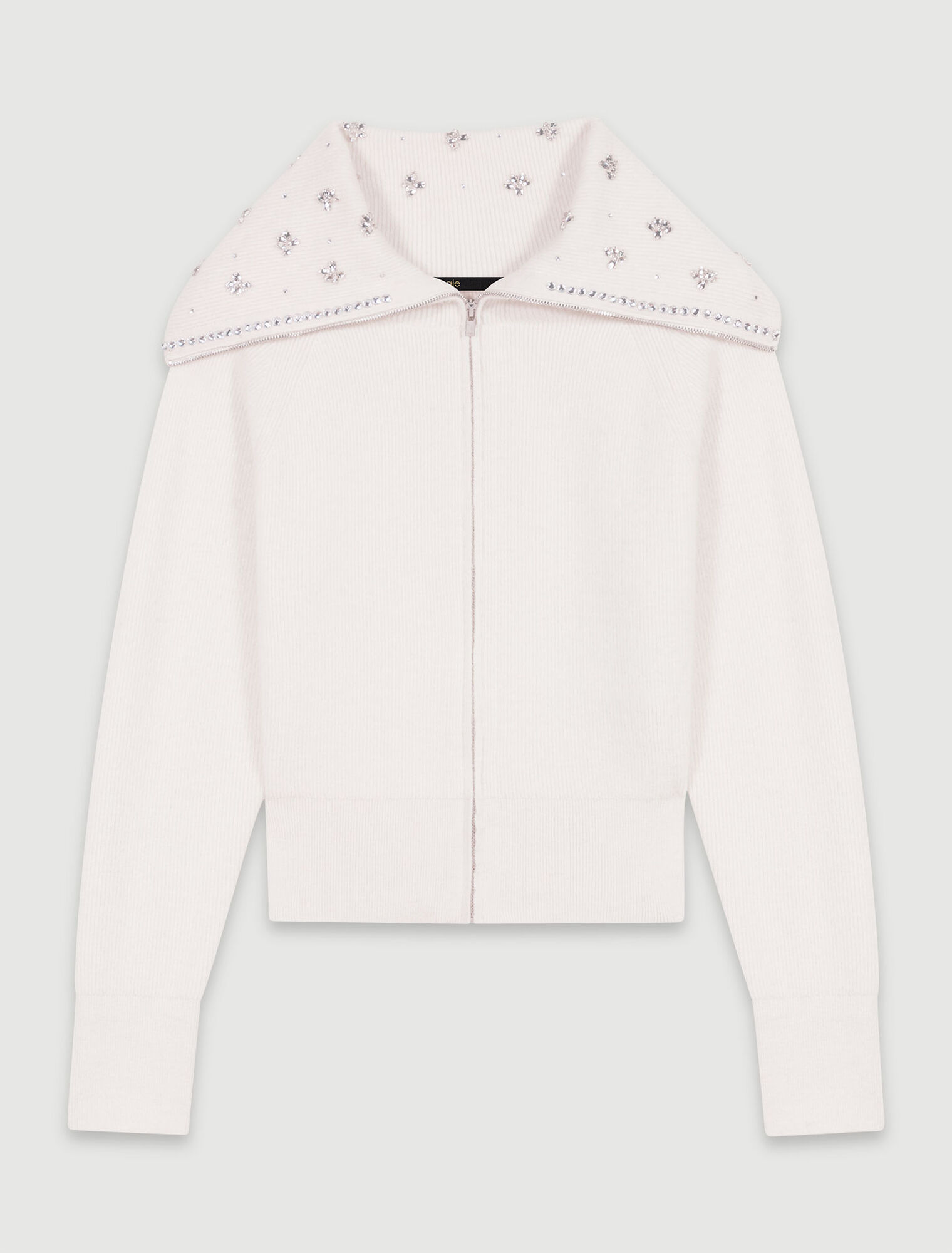 Cardigan mit Schmuckkragen