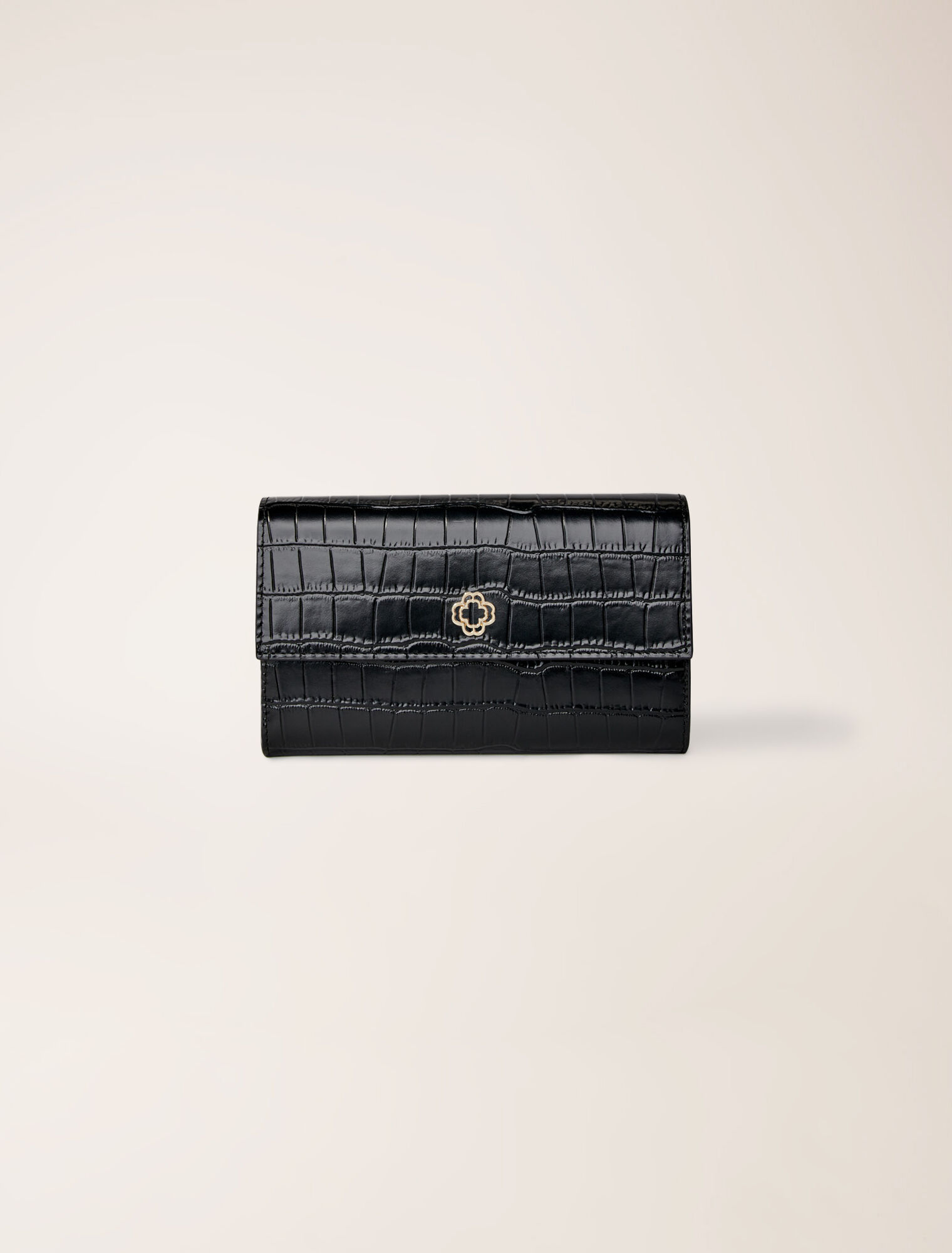 Ledertasche mit Krokoprägung