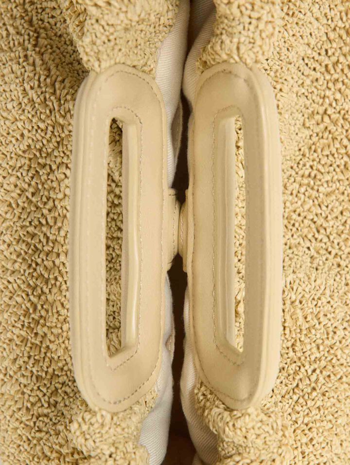 Clutch Mipli mit Boucl&eacute;-Effekt