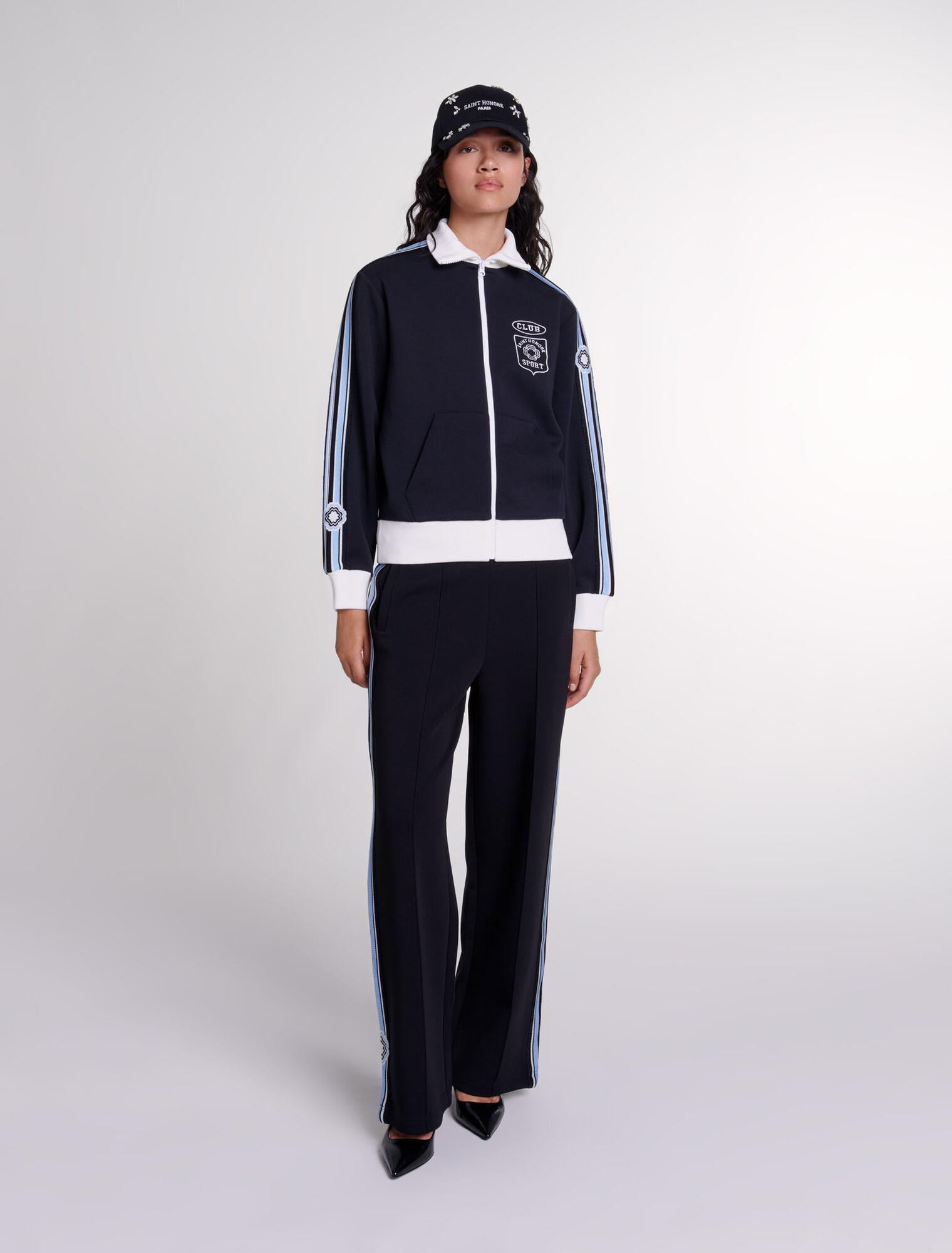 Bestickte Casual-Jacke