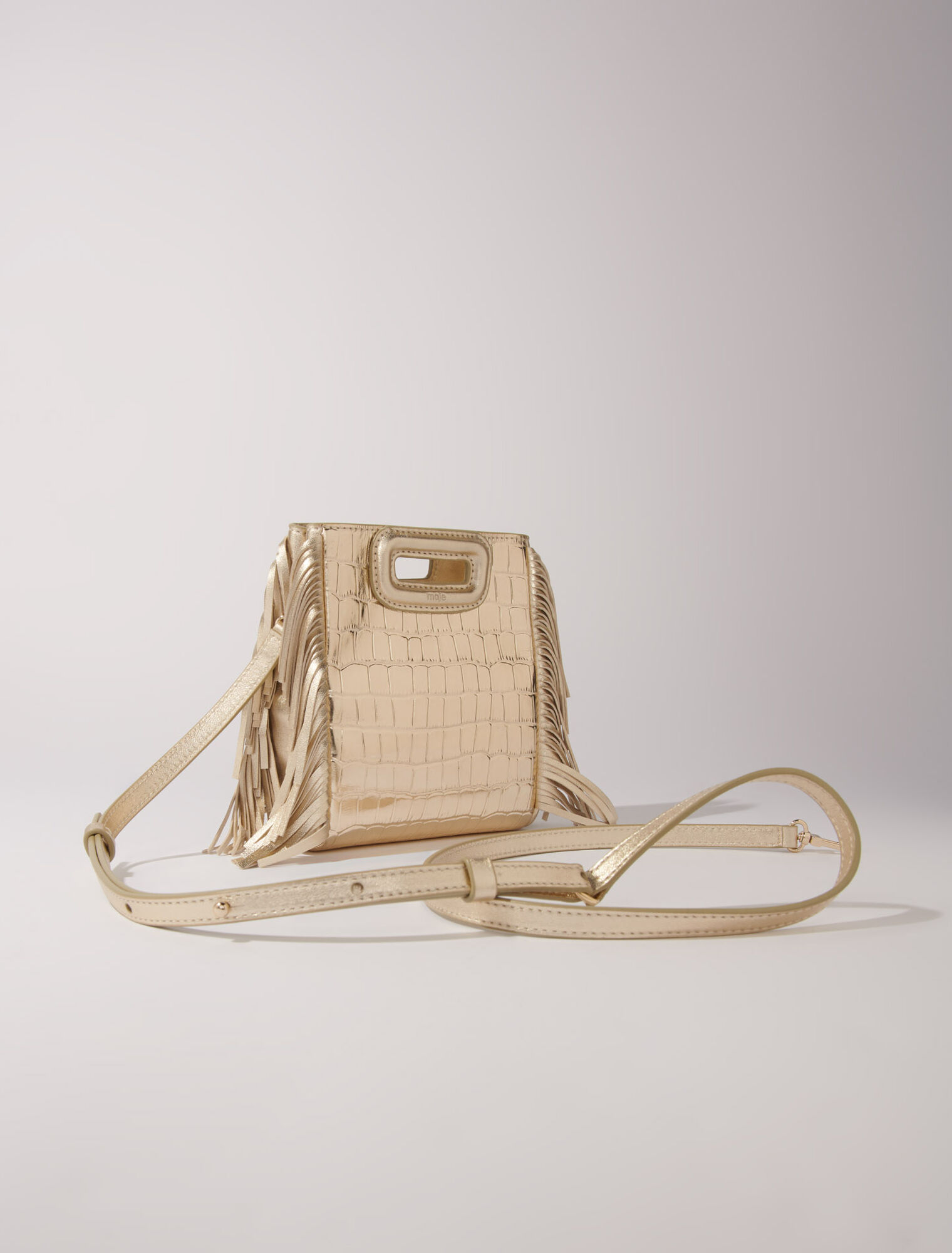 M Mini-Tasche aus Krokodilleder
