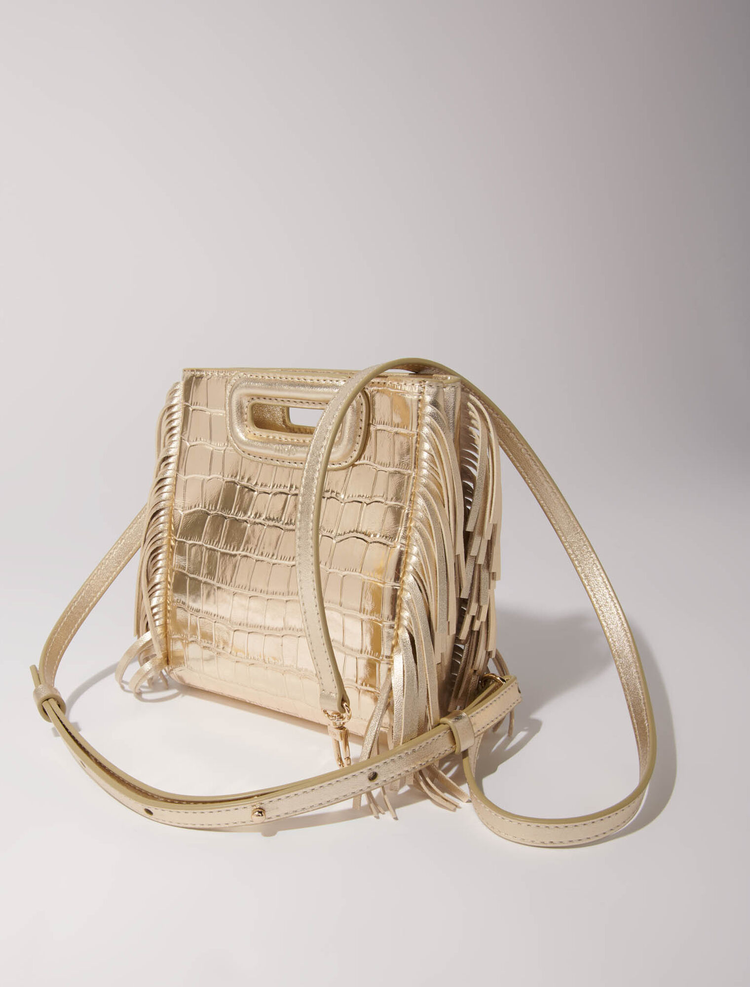 M Mini-Tasche aus Krokodilleder