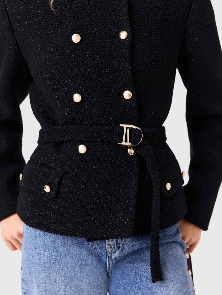 Mittellange zweireihige Jacke