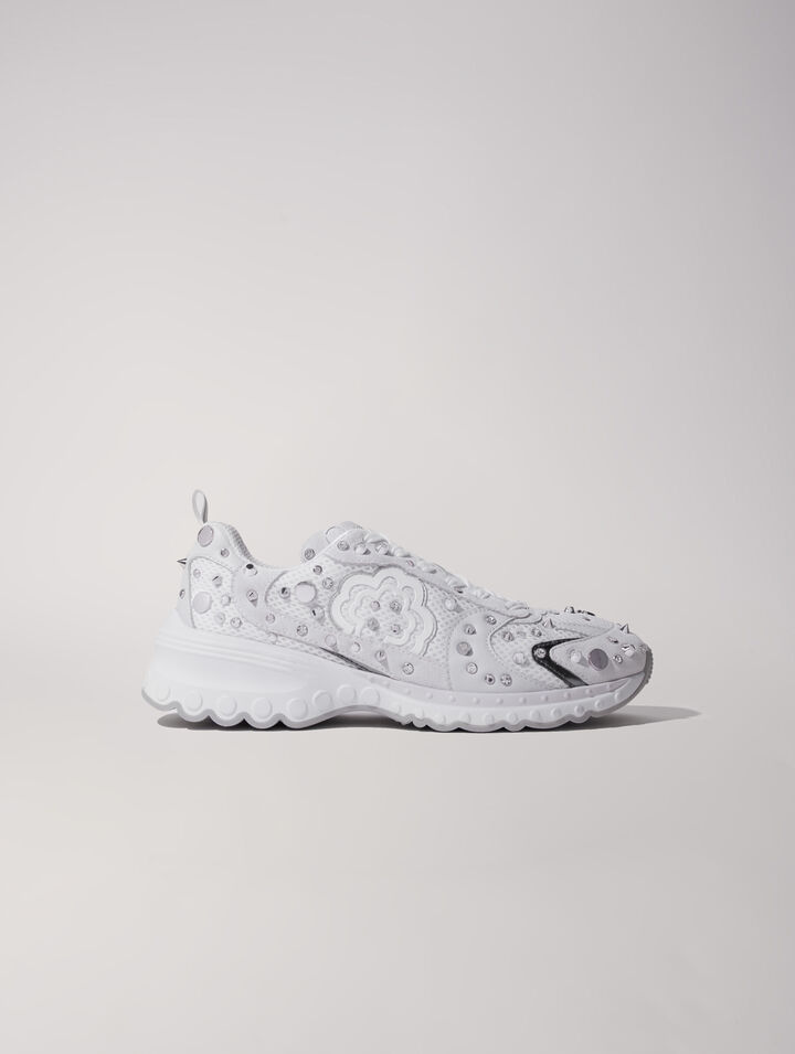 M Sneakers mit Nieten
