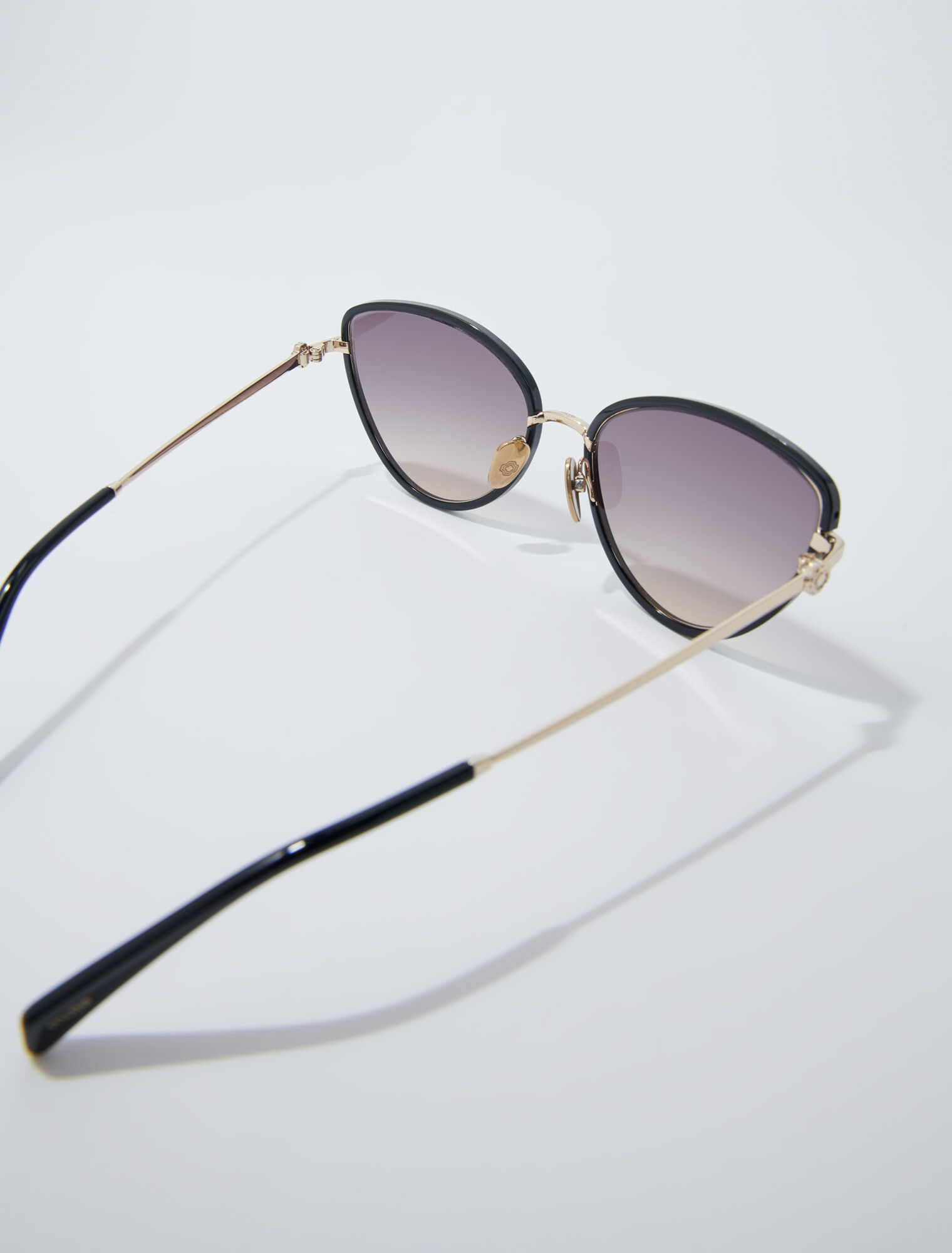 Cat-Eye-Sonnenbrille aus Metall