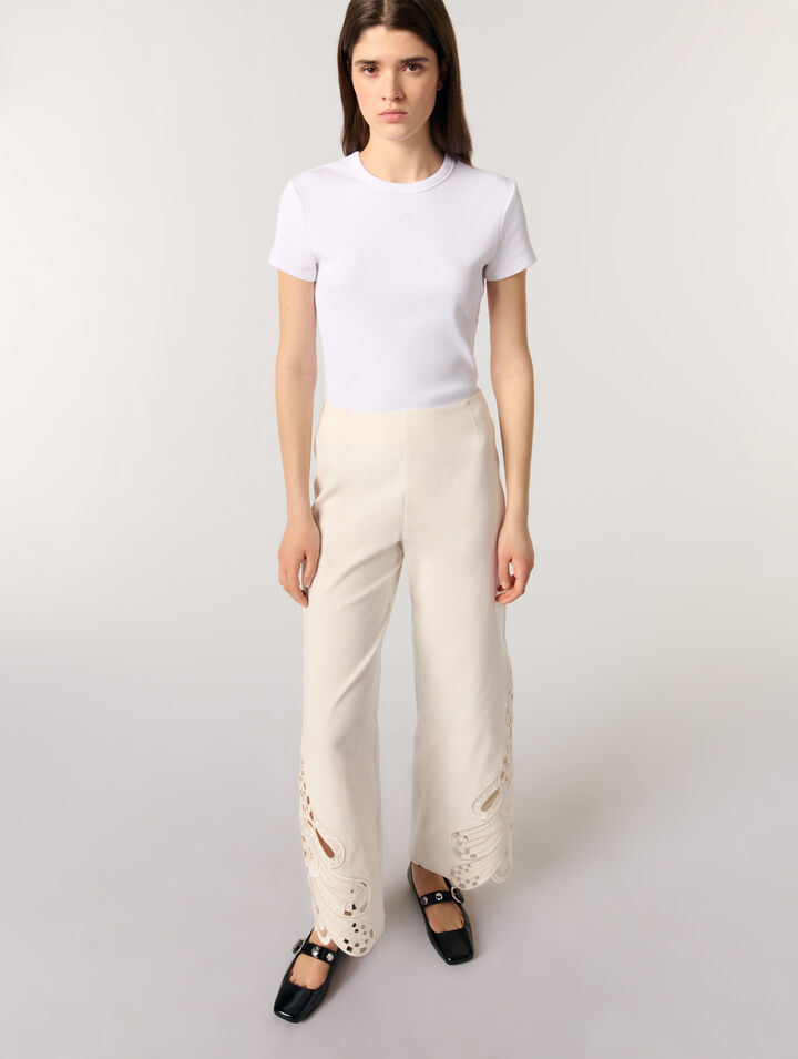 Bestickte Hose