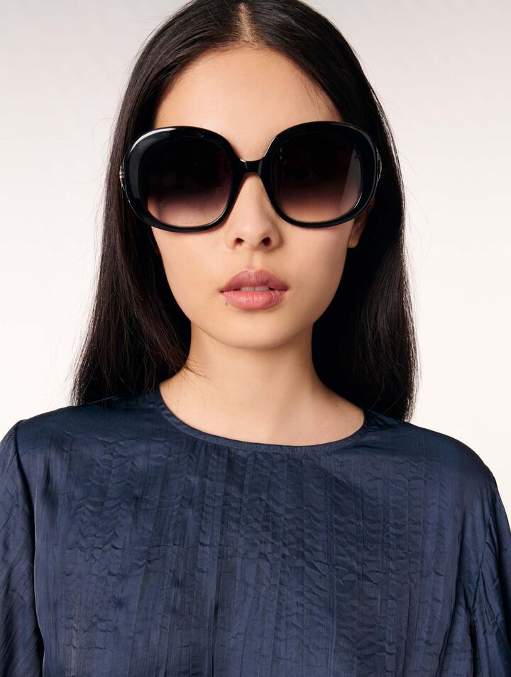 Runde Sonnenbrille aus Acetat