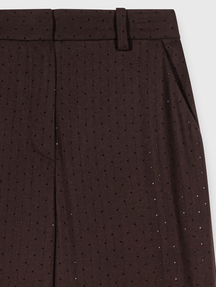 Anzughose mit Strass