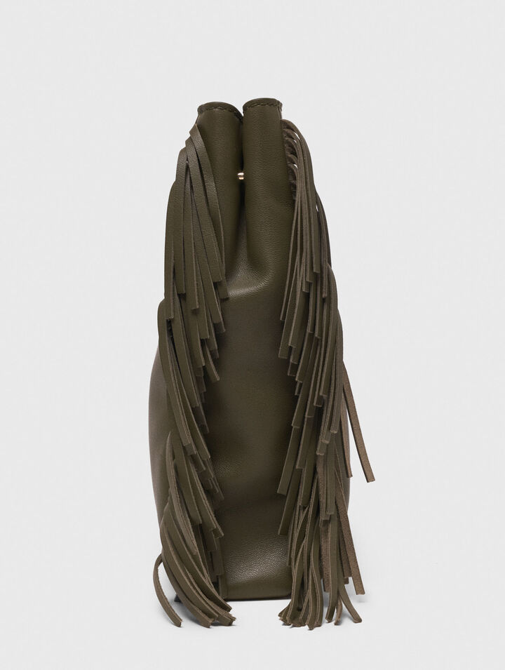 M-Tasche aus Glattleder