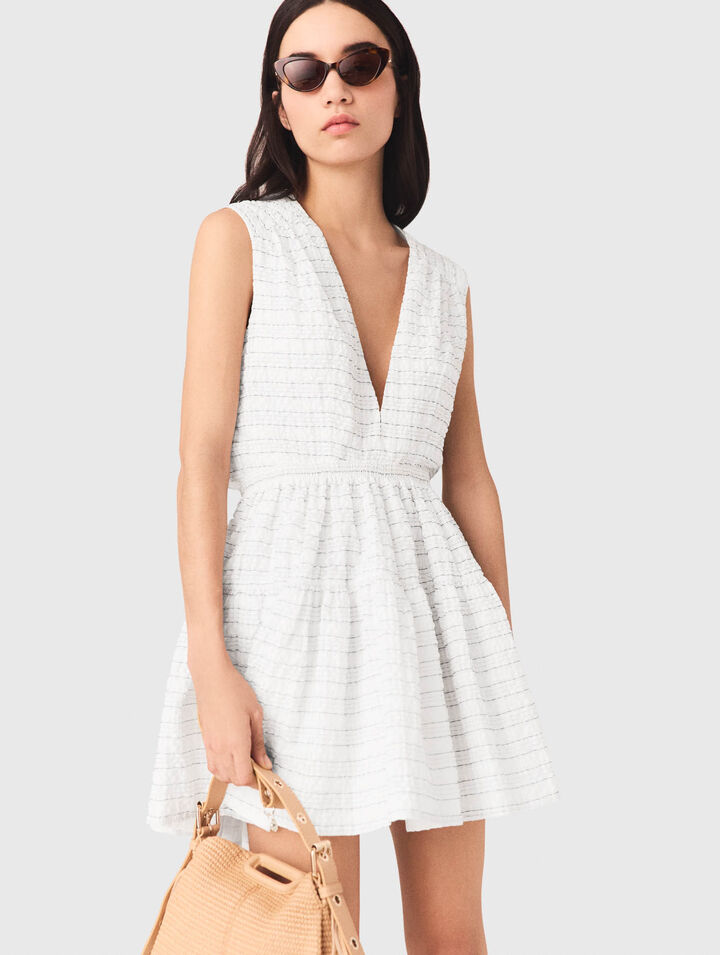 Kurzes A-Linien-Kleid, r&uuml;ckenfrei