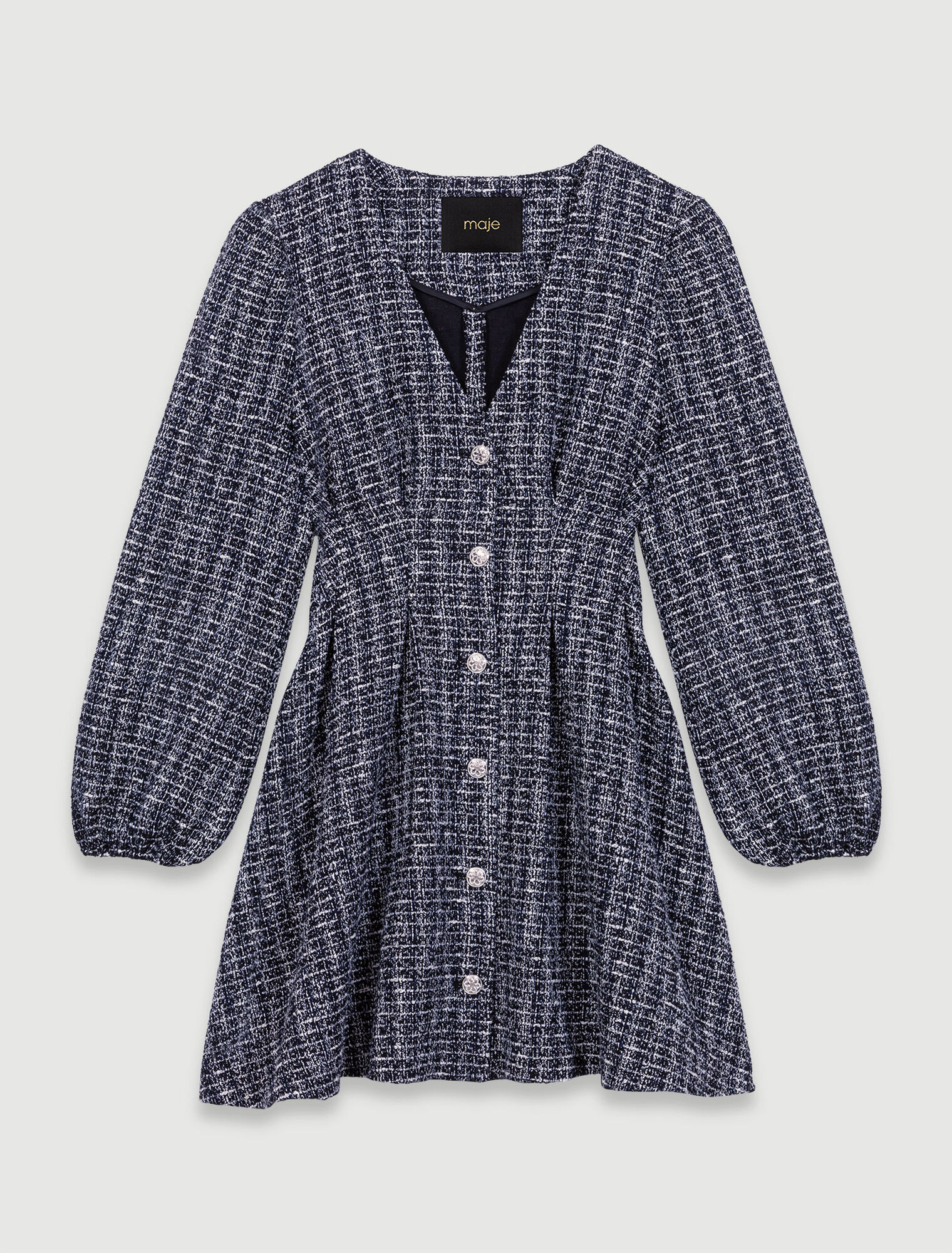 Kurzes Tweedkleid