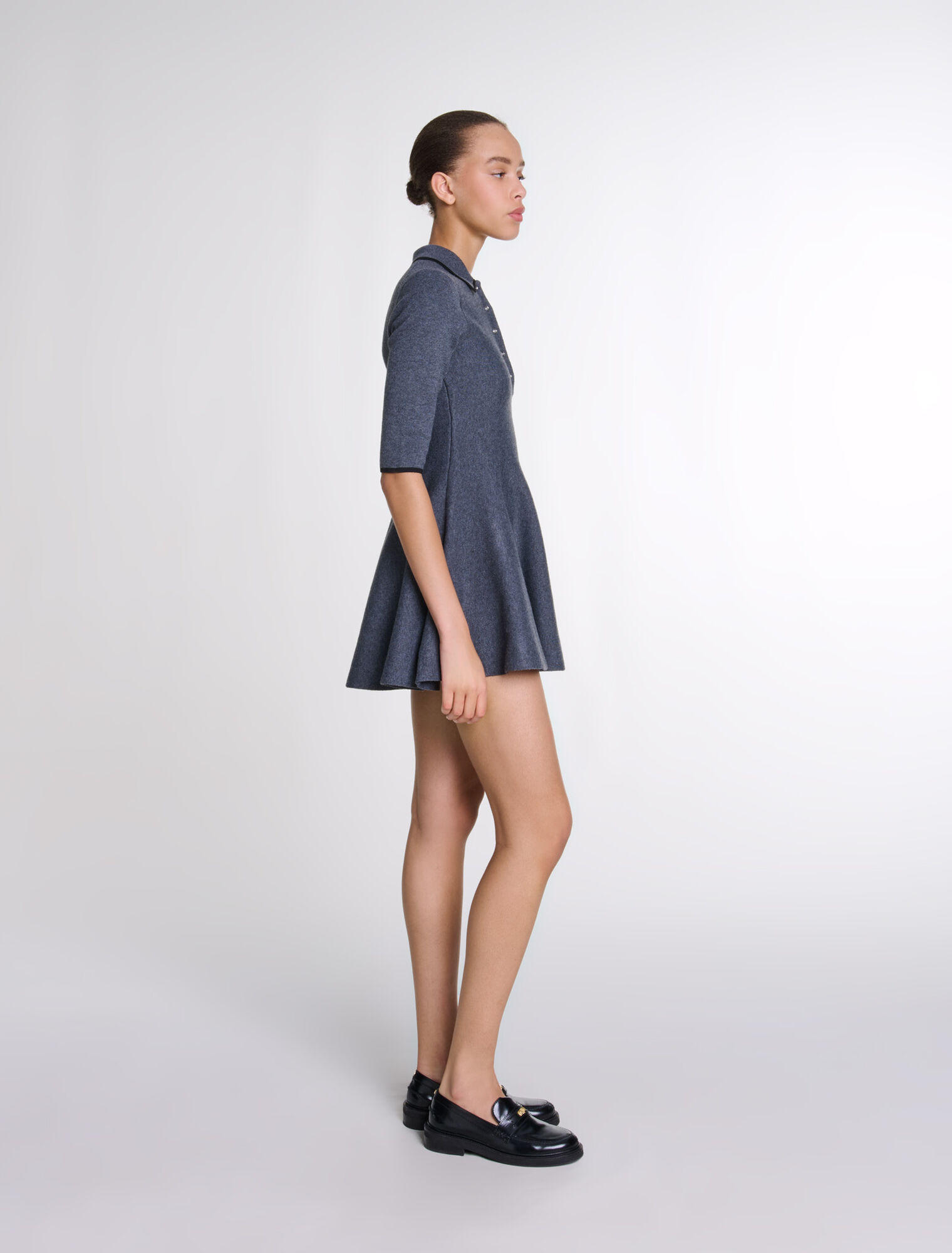 Kurzes Strickkleid