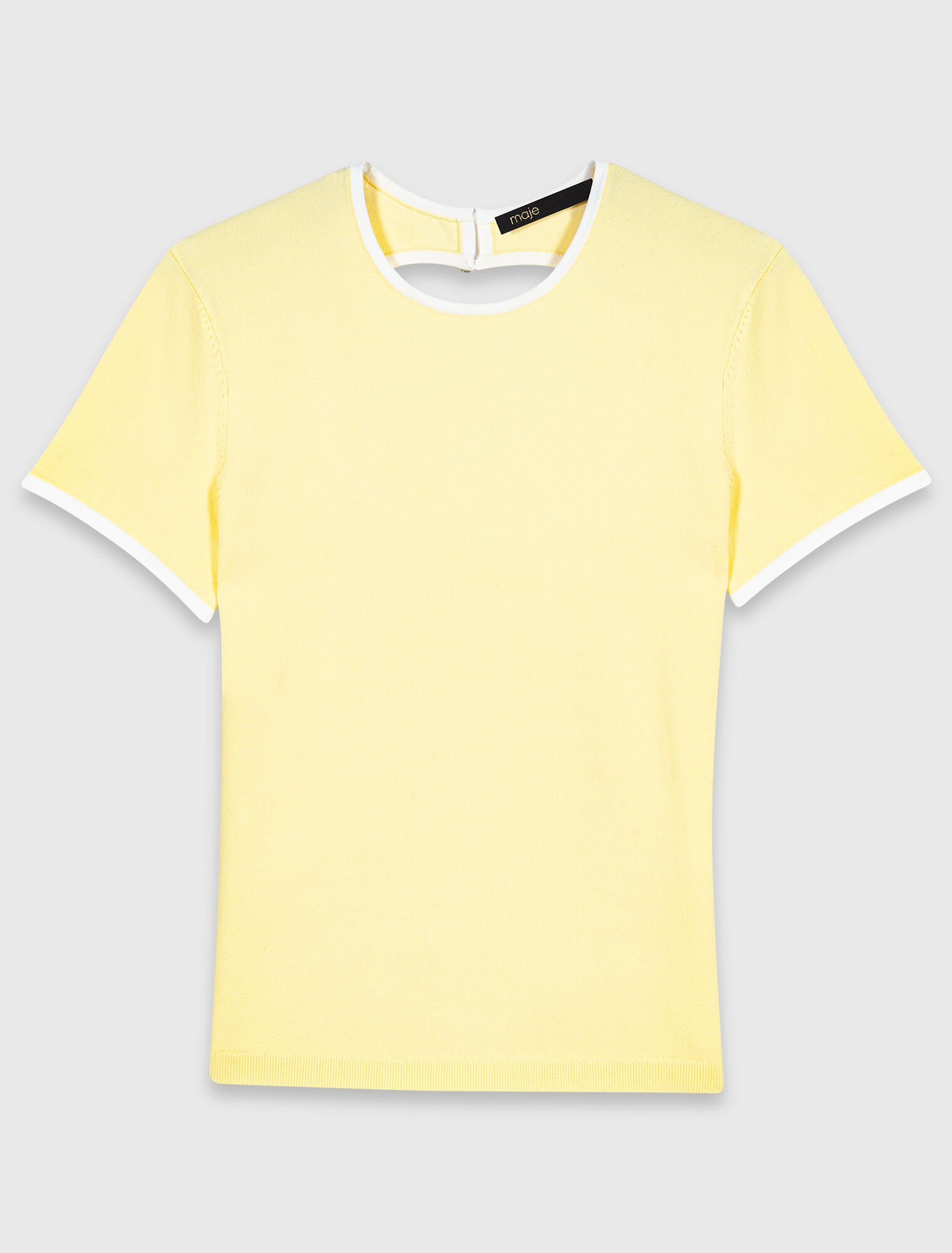 Pulli mit rundem R&uuml;ckenausschnitt