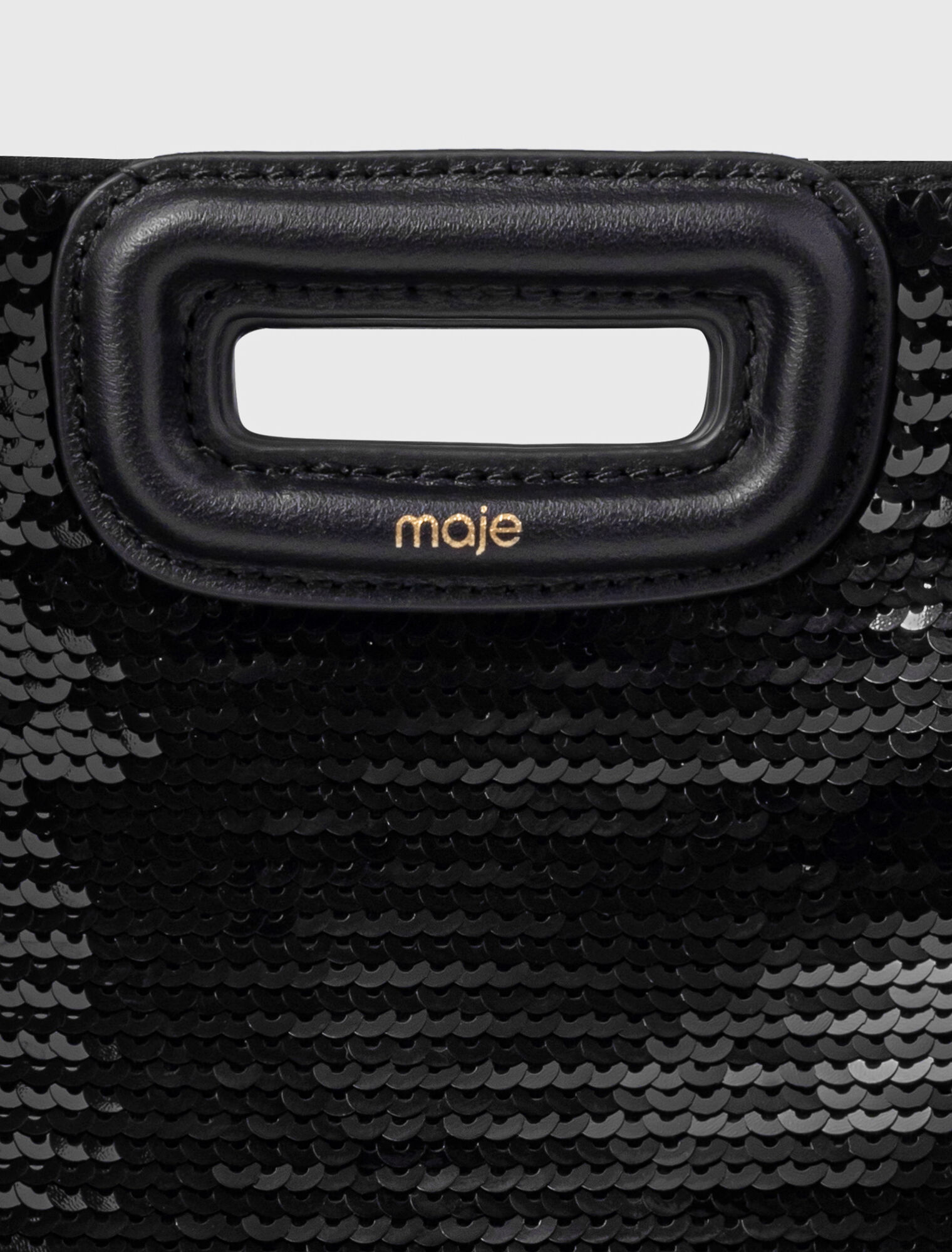 M-Tasche mit Pailletten