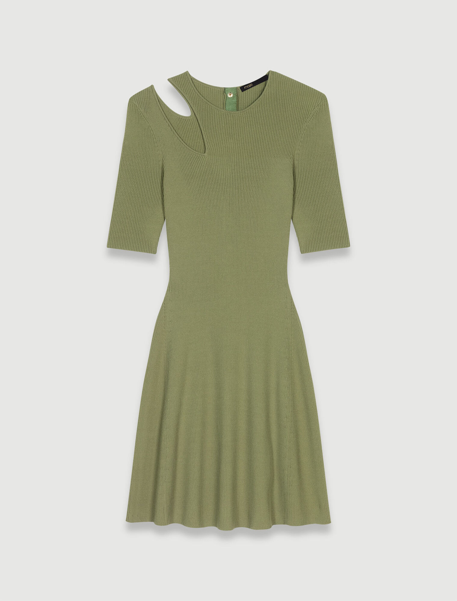 Strickkleid mit Cutout an den Schultern