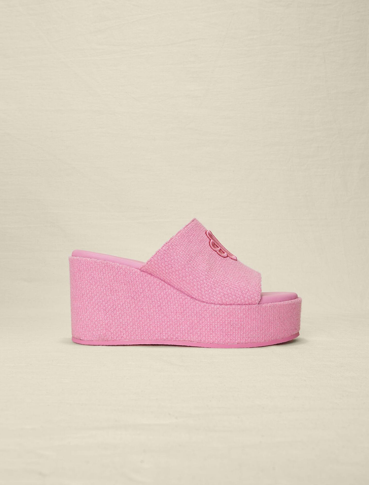 Plateau-Sandalen mit Keilabsatz