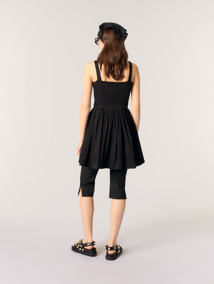 Kurzes Baumwollkleid