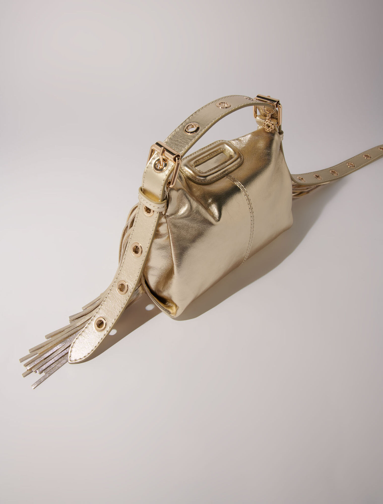 Tasche Miss M Mini, Metallic-Leder