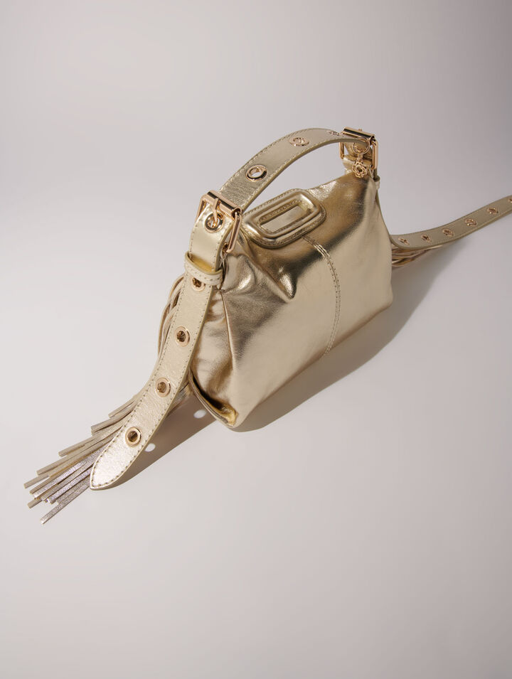 Tasche Miss M Mini, Metallic-Leder