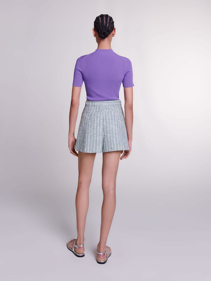 Tweed-Shorts