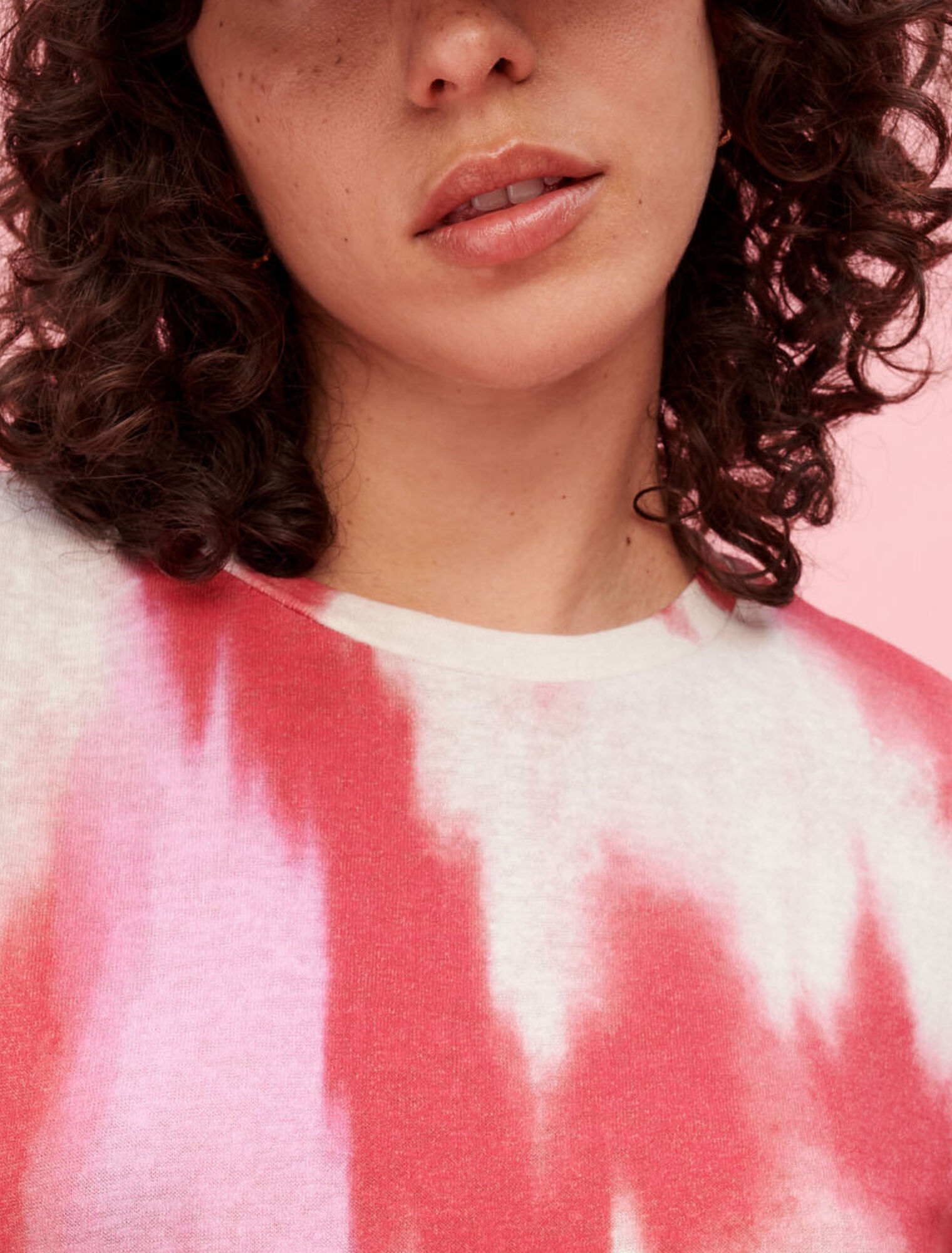 Tie and Dye T-Shirt fuchsia