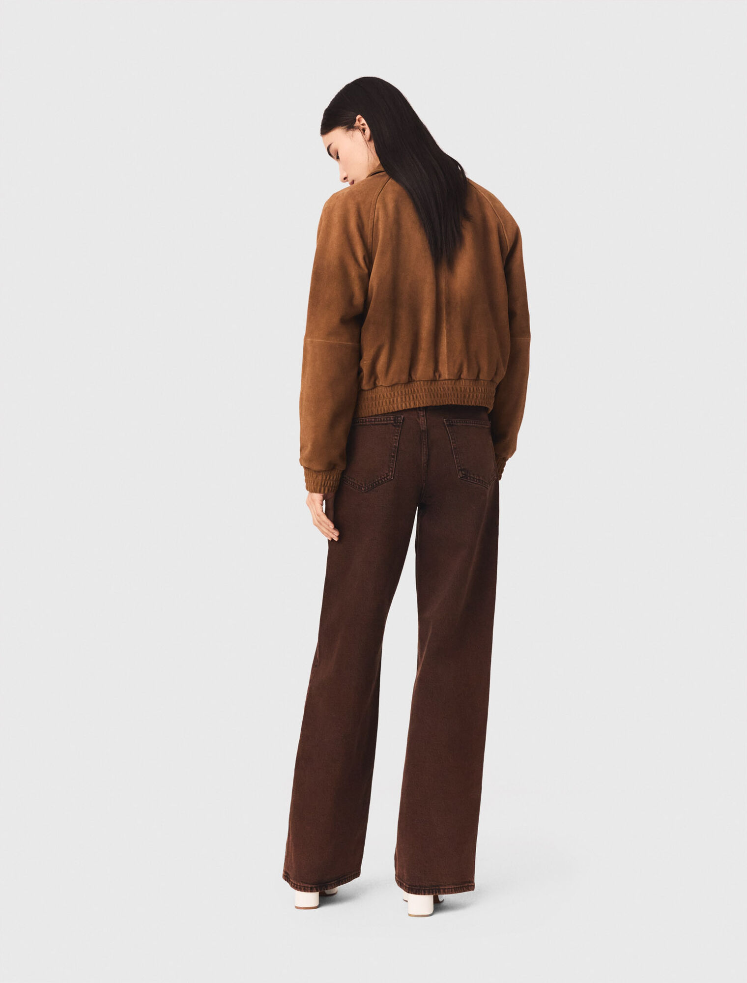 Bootcut-Jeans mit Kette