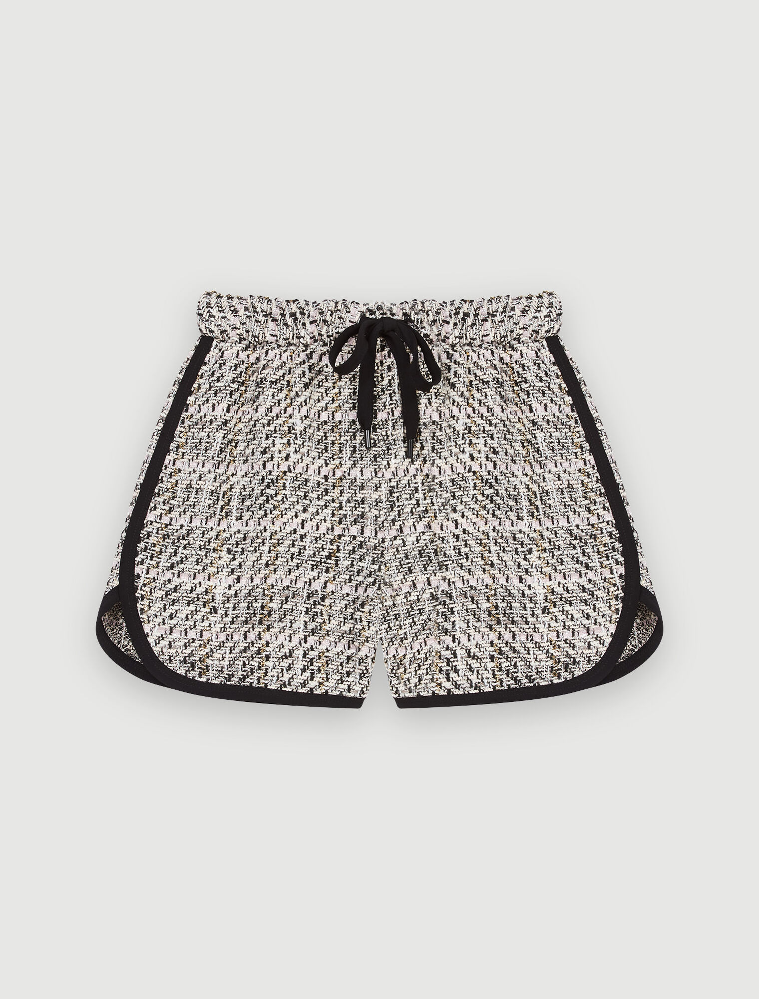 Shorts in kontrastierender Tweed-Optik