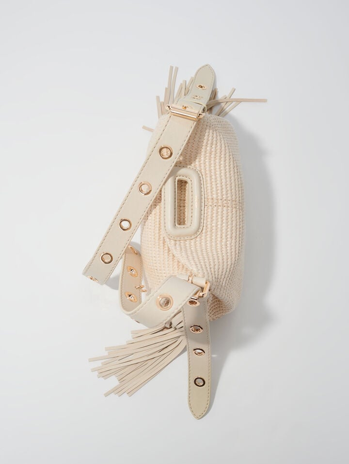 Mini M-Tasche mit Basteffekt