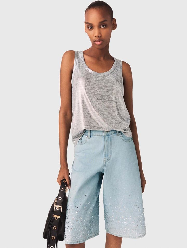 Metallisches Tanktop