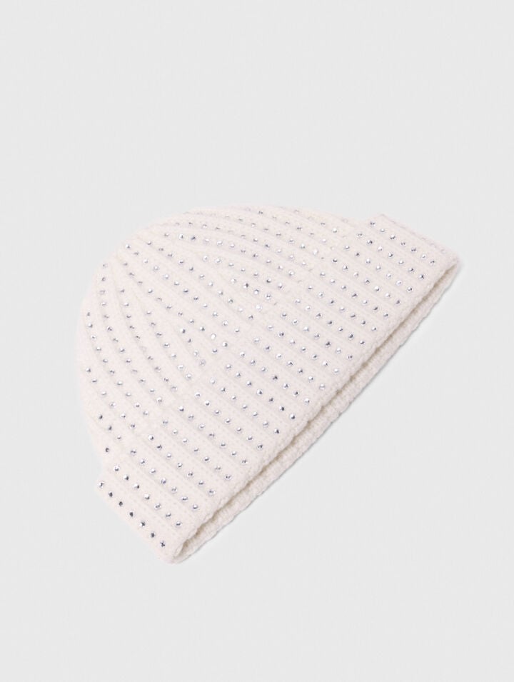 Wollmütze mit Strass