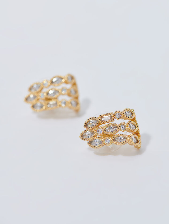 Strass-Ohrringe