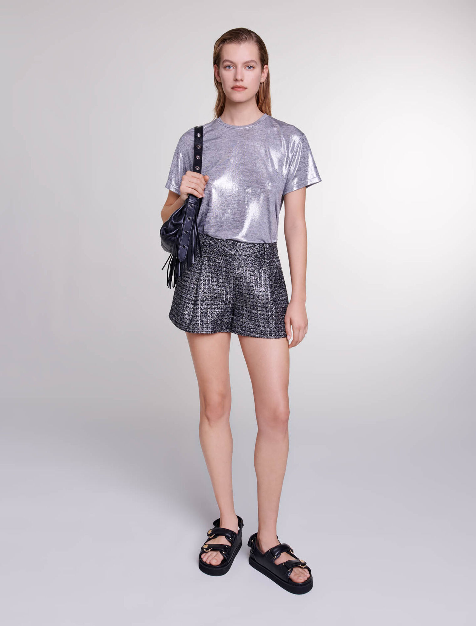 Tweed-Shorts