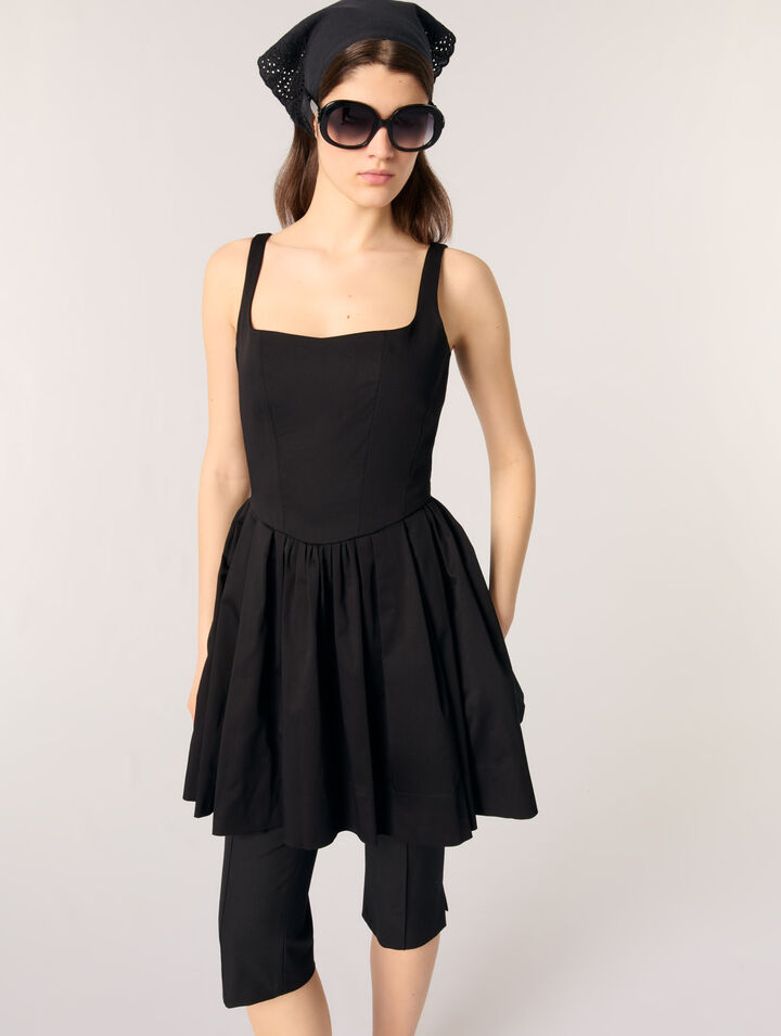 Kurzes Baumwollkleid