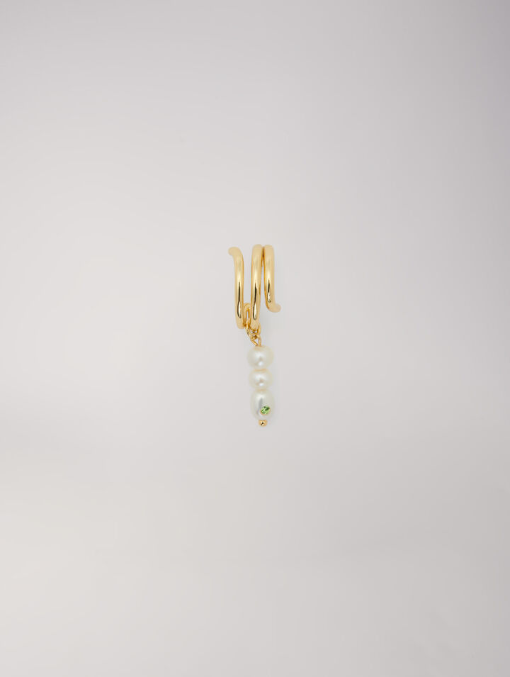 Ohrhänger mit Perlenschmuck