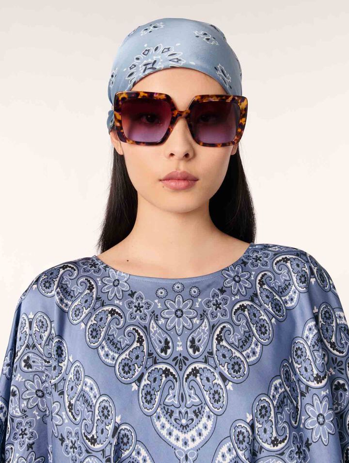 Fließendes Top mit Print