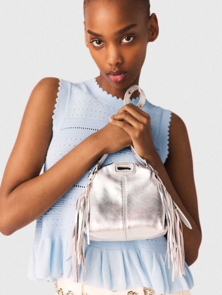 Miss M Mikrotascheaus Metallicleder