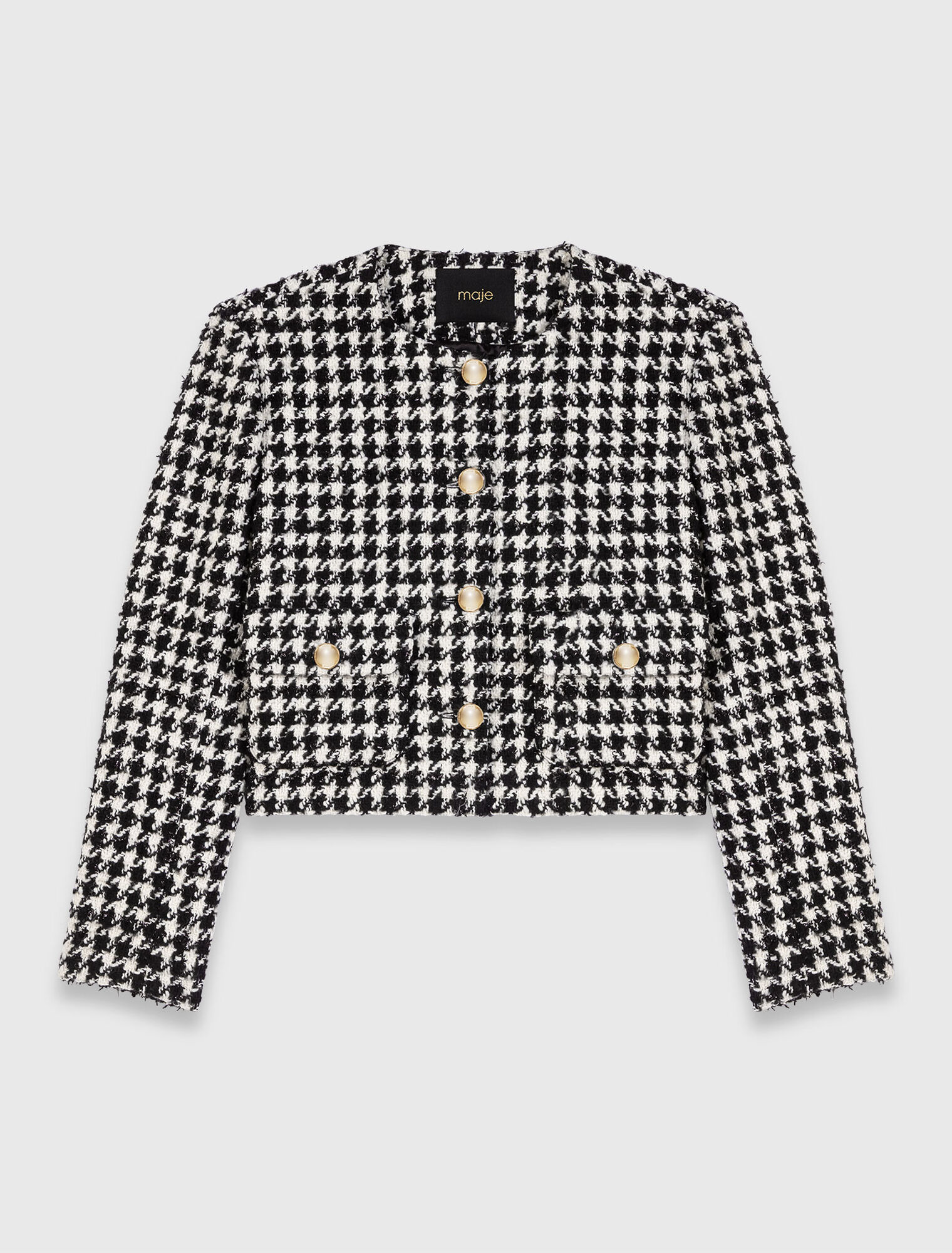 Kurze Tweedjacke
