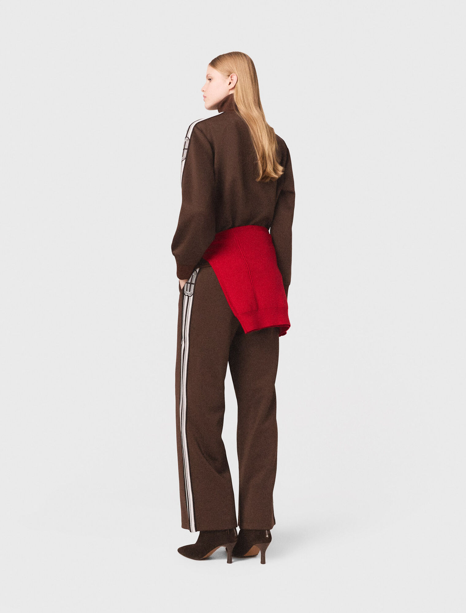 Sweatshirt mit geraden Streifen
