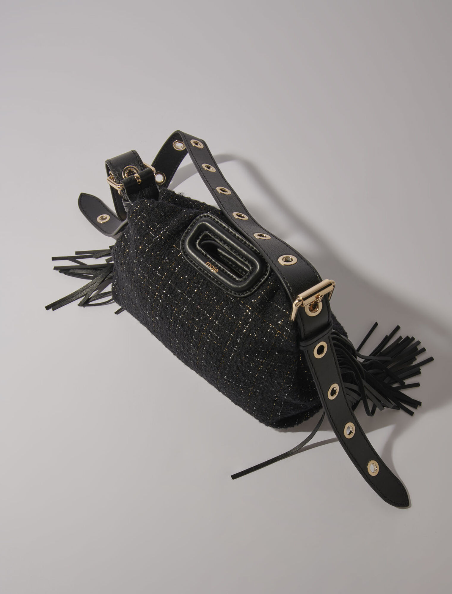 Miss M Mini-Tasche aus Tweed