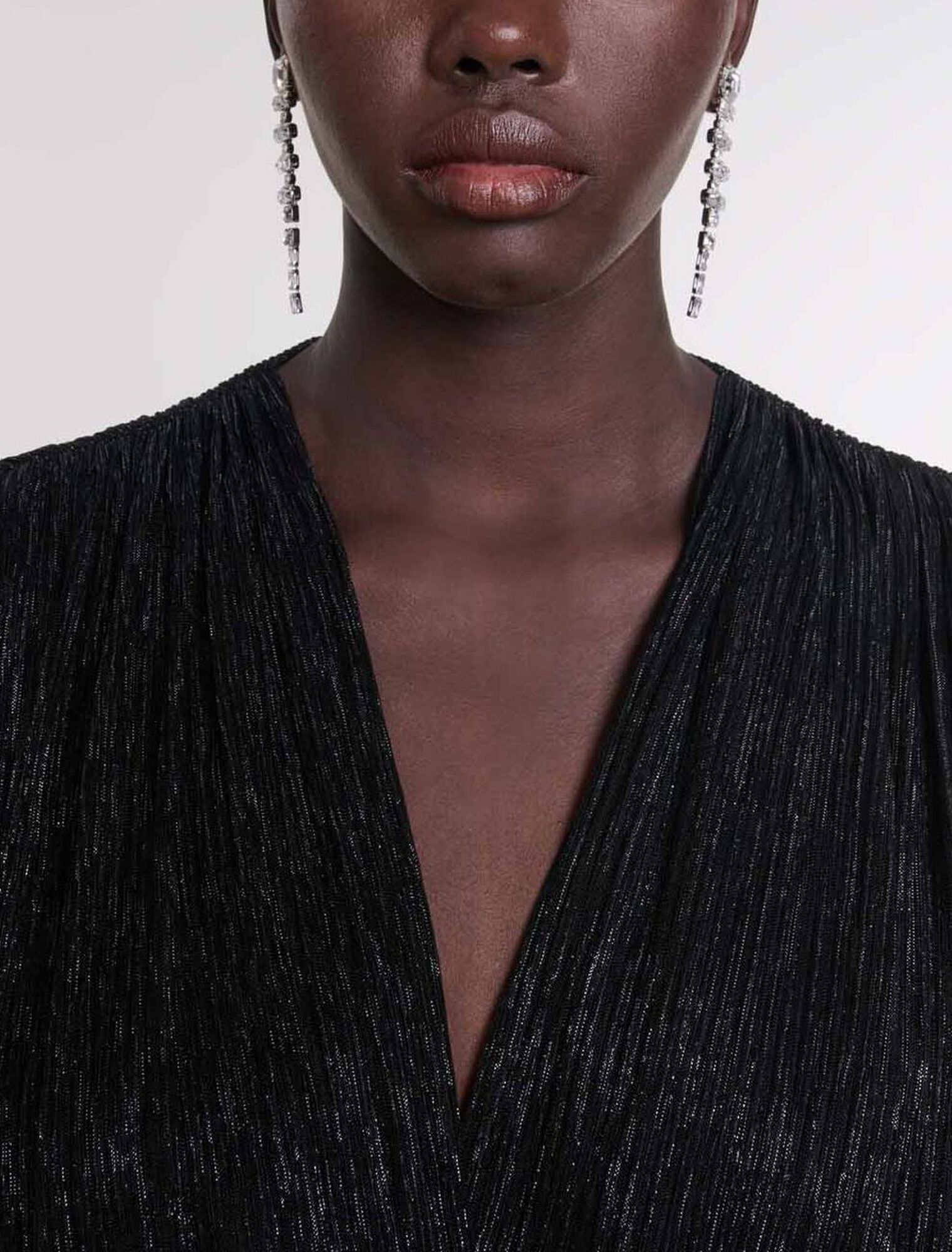 Kurzes Lam&eacute;-Kleid