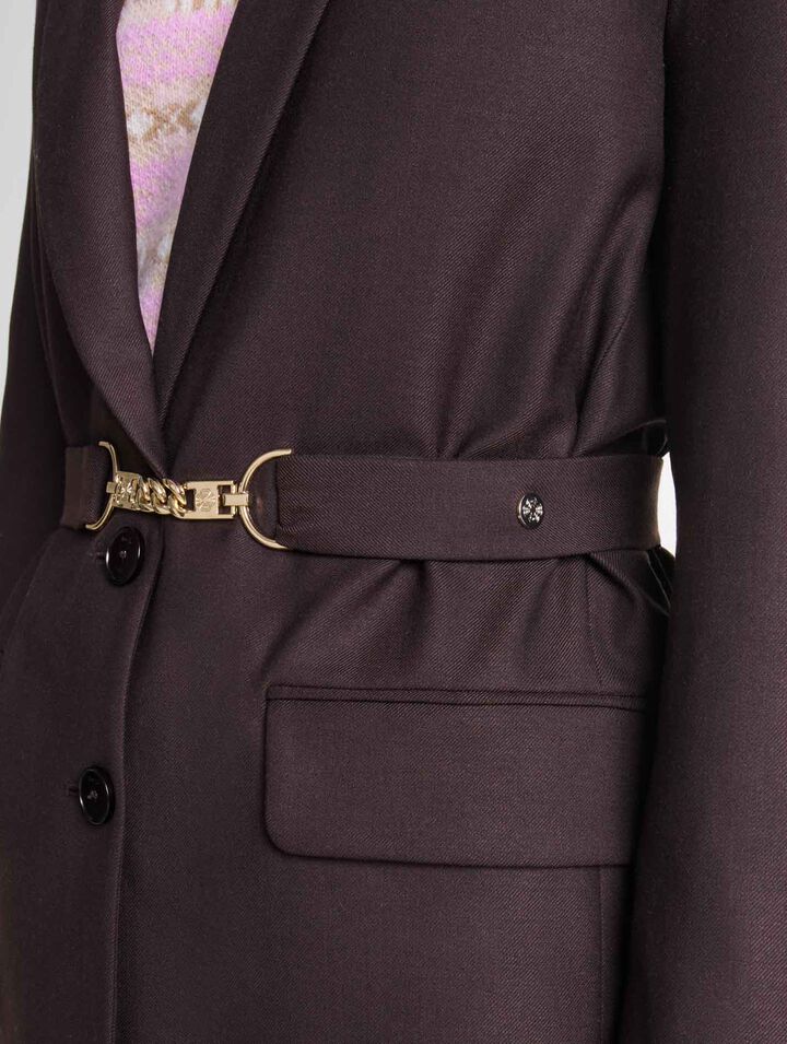 Kostümjacke mit Gürtel