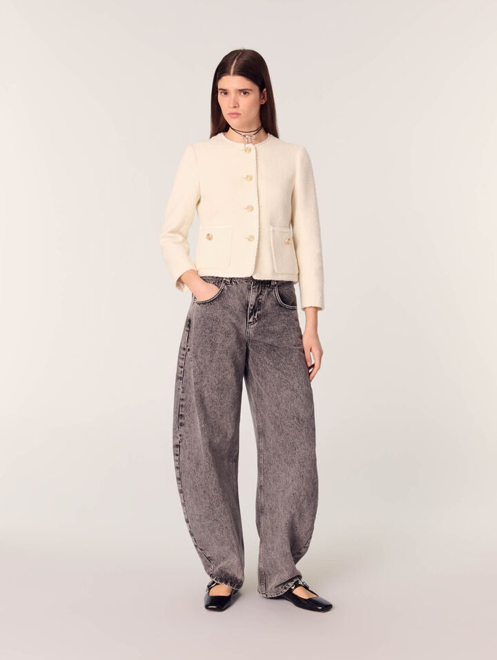 Taillierte Jacke