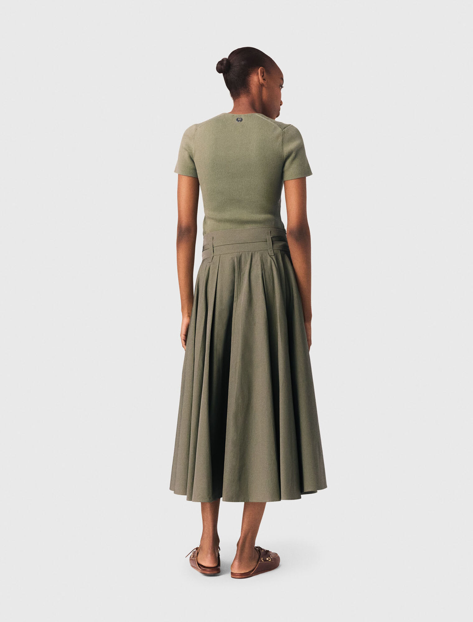 Rippstrickpulli, eckiger Ausschnitt