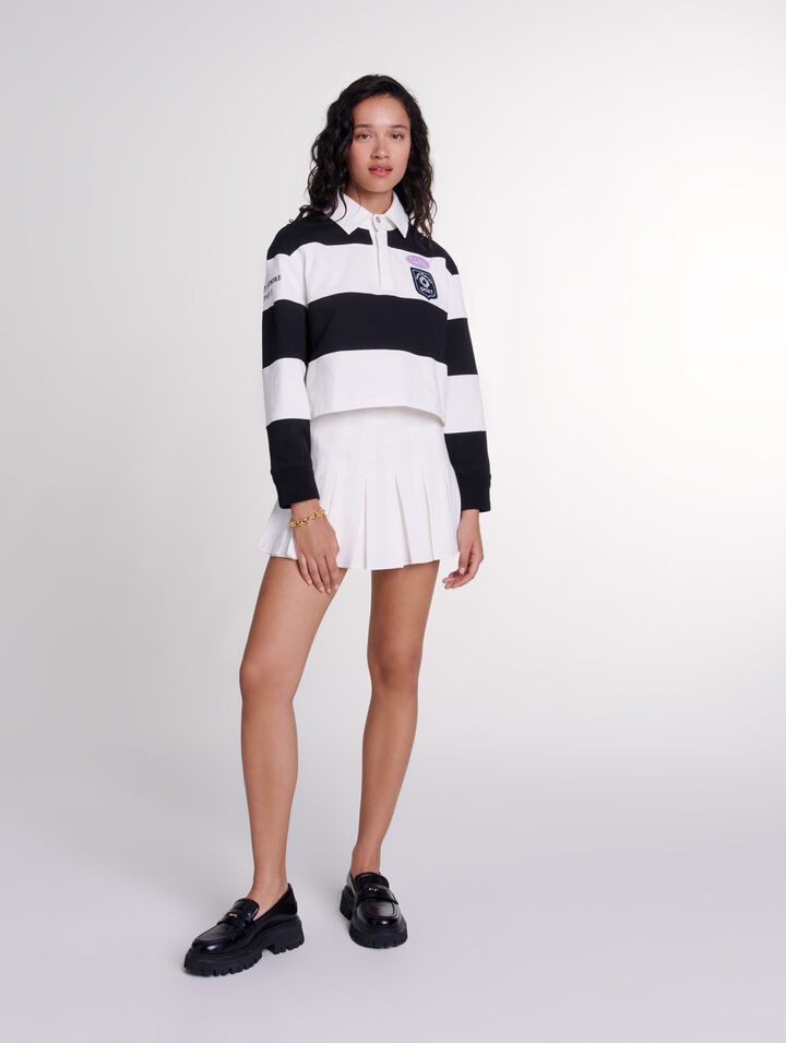 Polo-Shirt mit Streifen