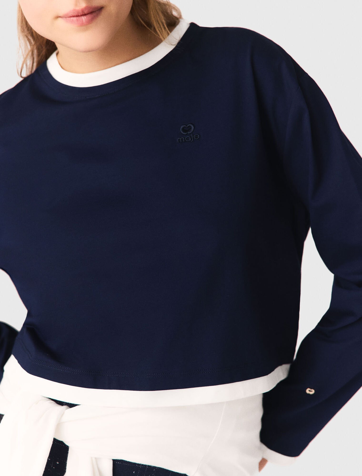 T-Shirt im Lagen-Look