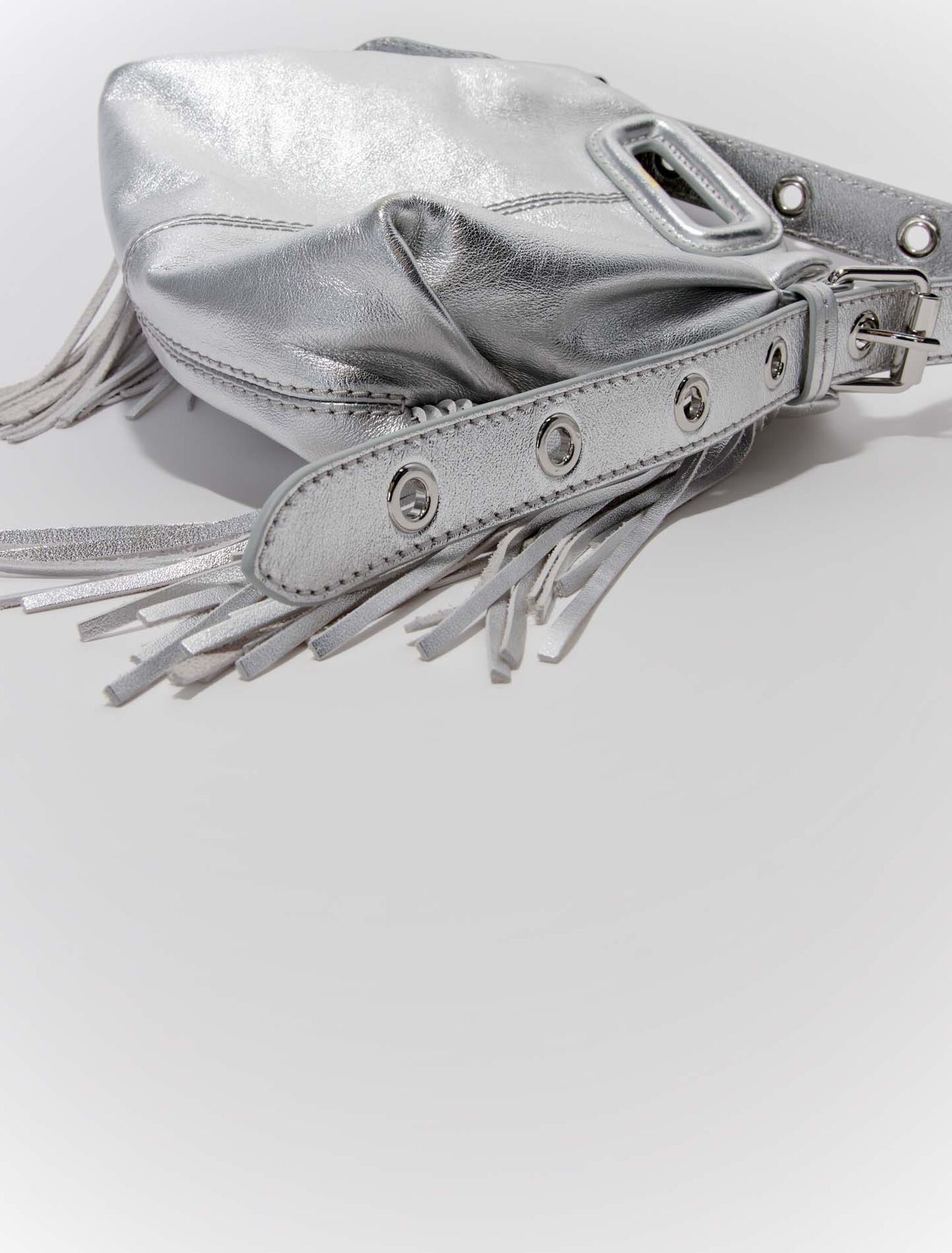 Tasche Miss M Mini, Metallic-Leder