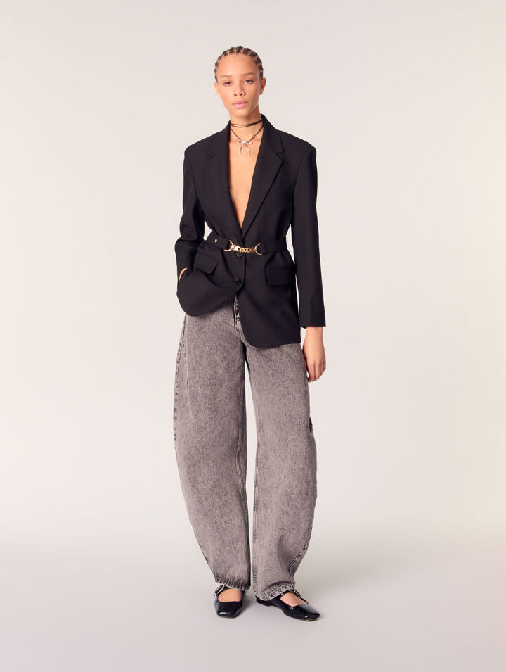 Kostümjacke mit Gürtel