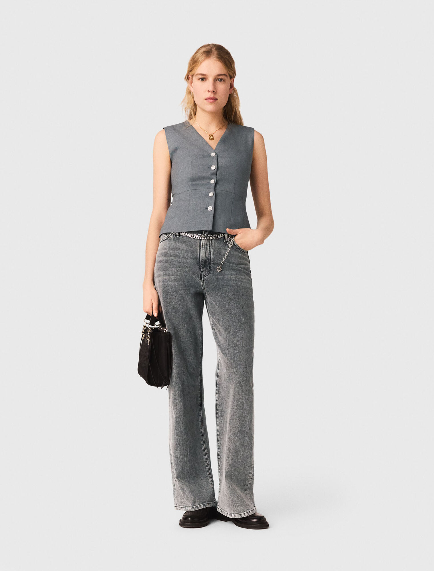 Blazer mit Schmuckkn&ouml;pfen